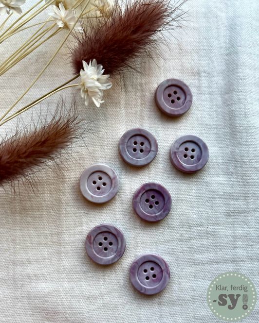 Hovedbilde Knappi 15mm, Lavendel