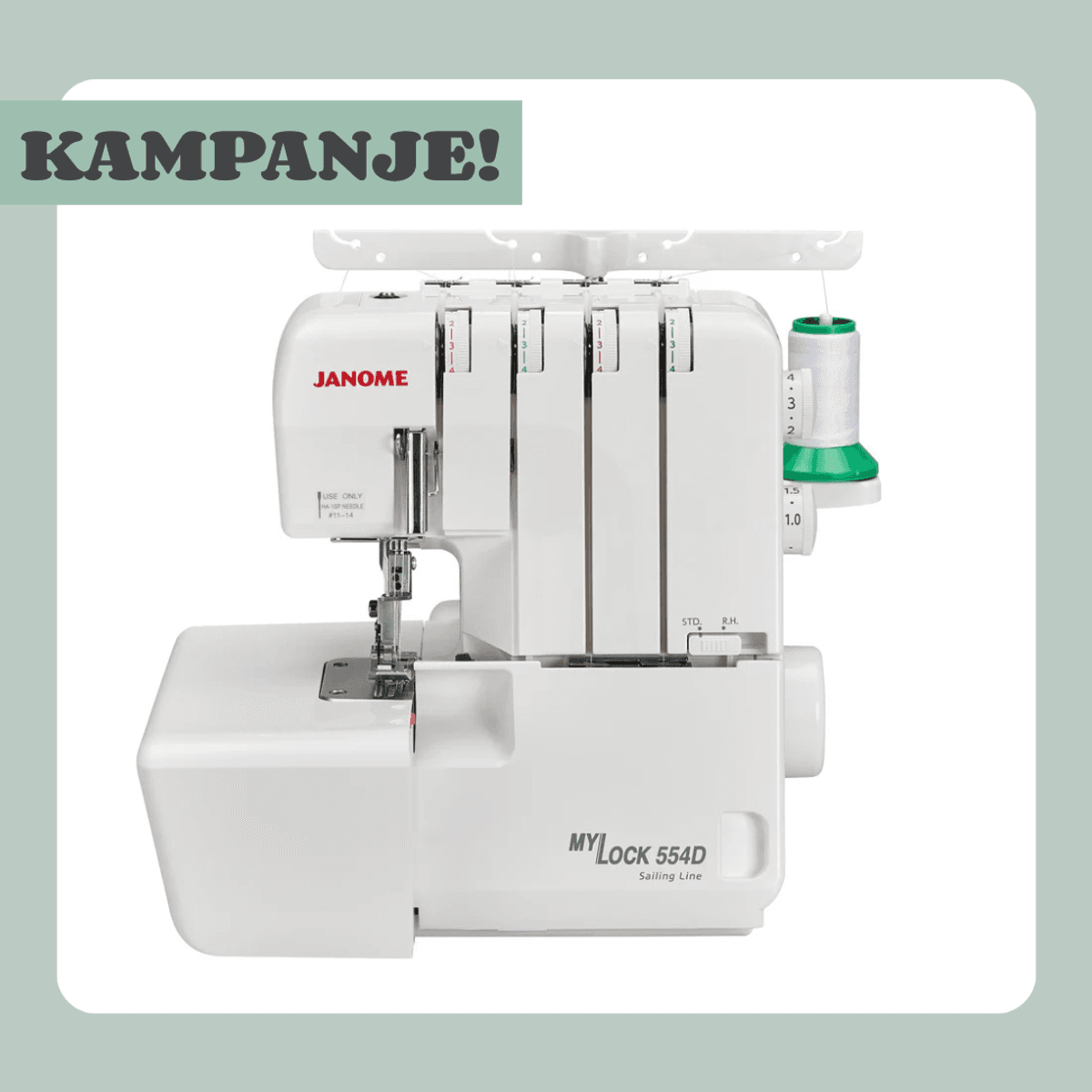 KAMPANJE! Janome MyLock 554D