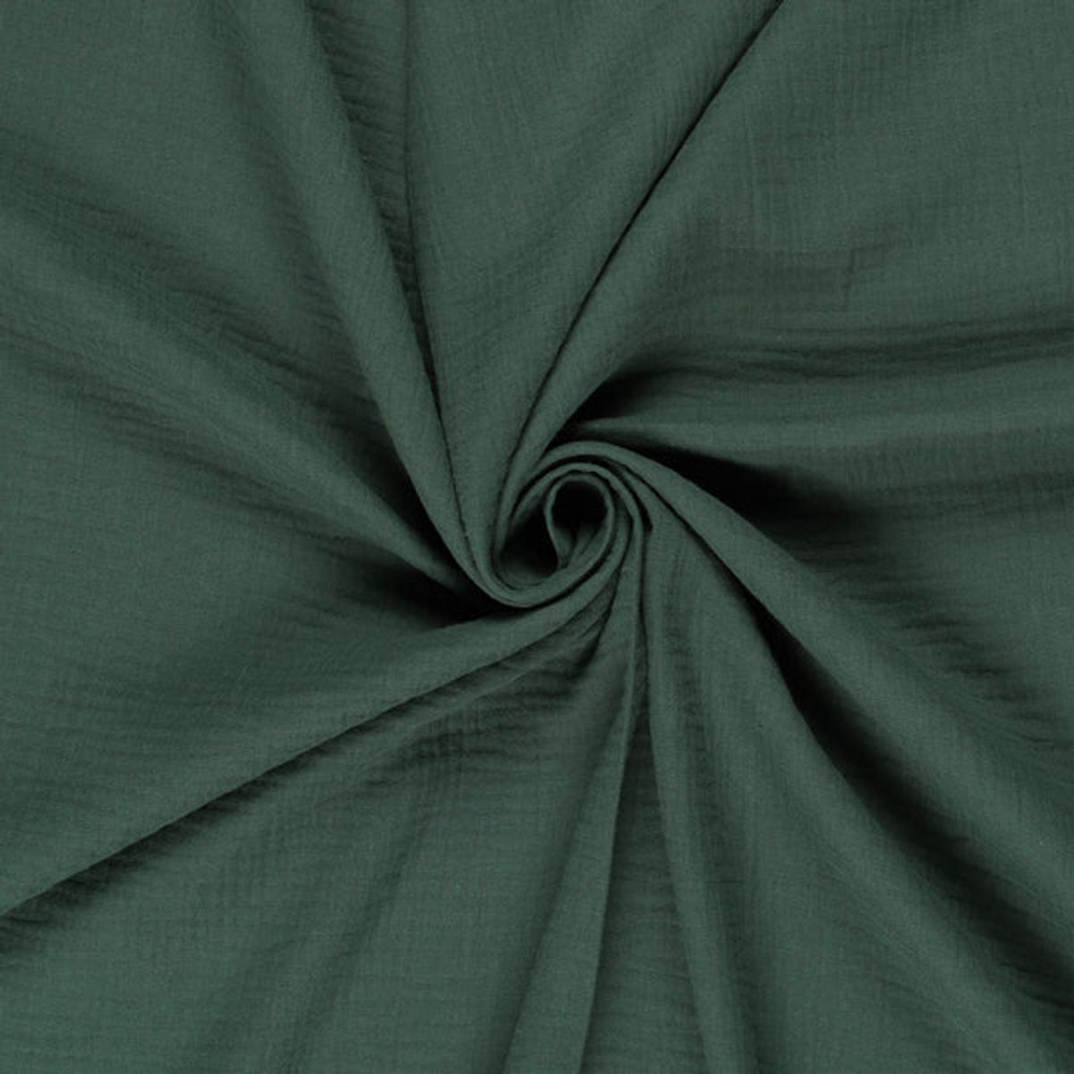 NYHET! Økologisk musselin, dark green