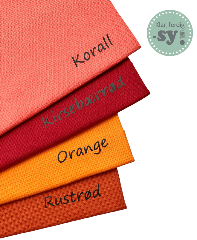 Økologisk ribb, orange