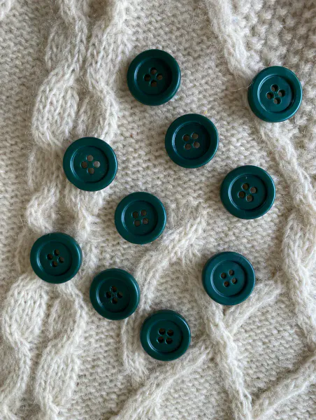 Hovedbilde Knappi 11mm, Skogsgrønn