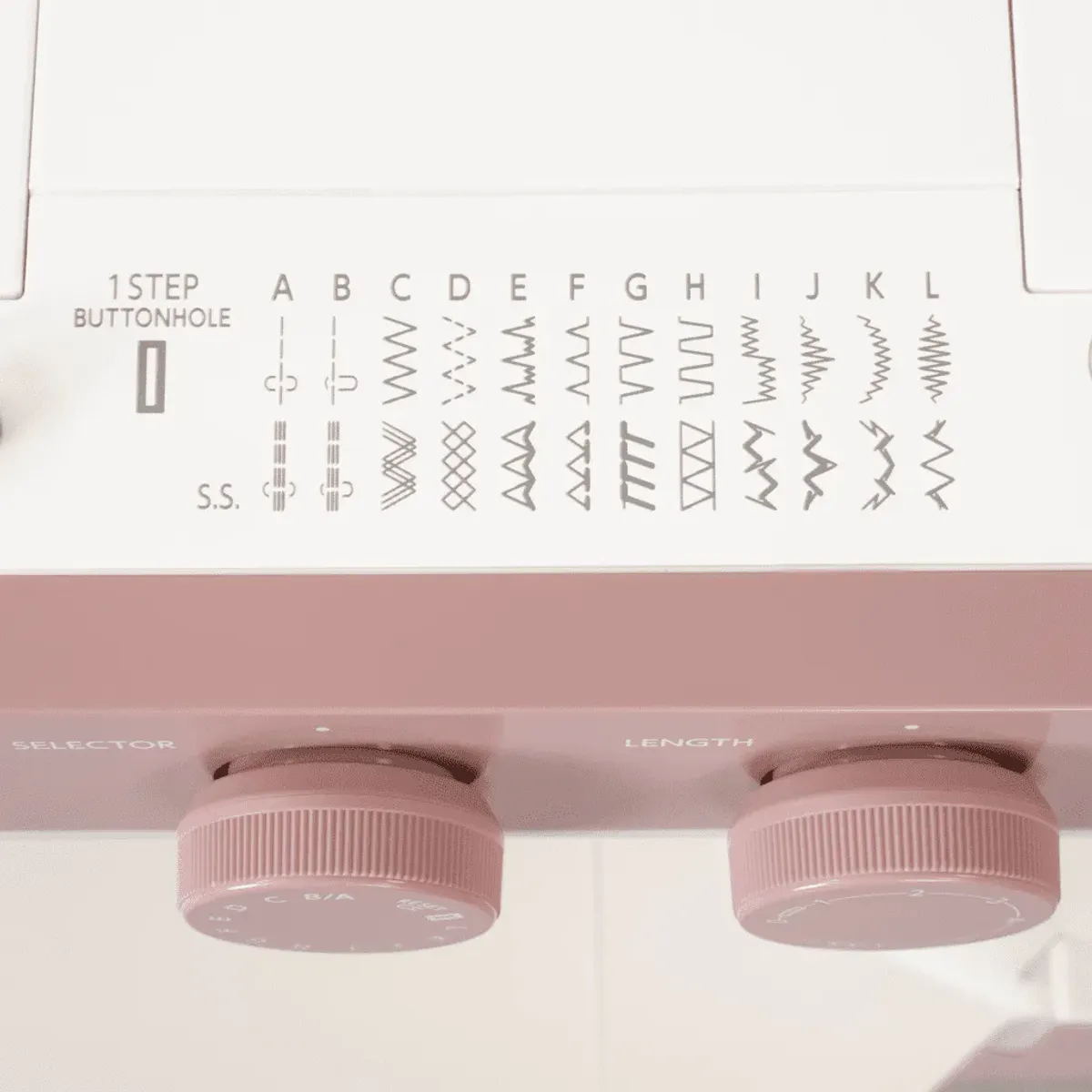 LIMITED EDITION! Janome 1522, Smokey Pink + trykkfotsett og symønster