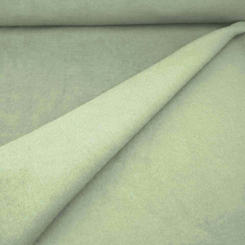 Økologisk bomullsfleece, silver green