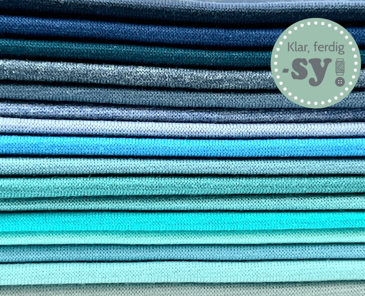 Økologisk ribb, babyblå